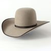 Mens Hats * | Best Sellers Rodeo King Open Crown 7X With Bound Edge Felt Hat