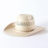 Mens Hats * | Promotions American Hat Company Two Tone Shantung Straw Hat