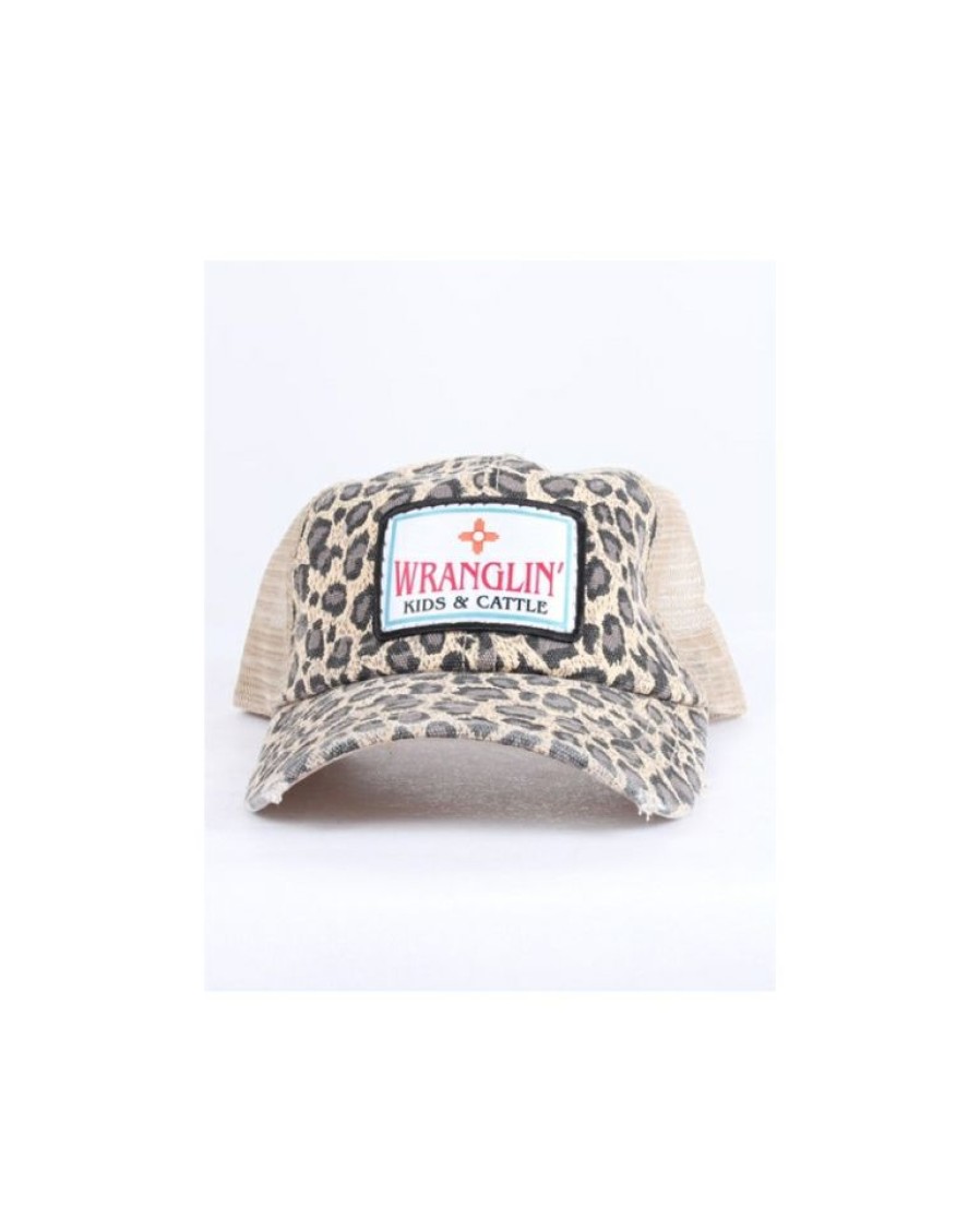 Ladies Hats * | Promotions The Whole Herd Ladies' Wranglin' Kids & Cattle Cap