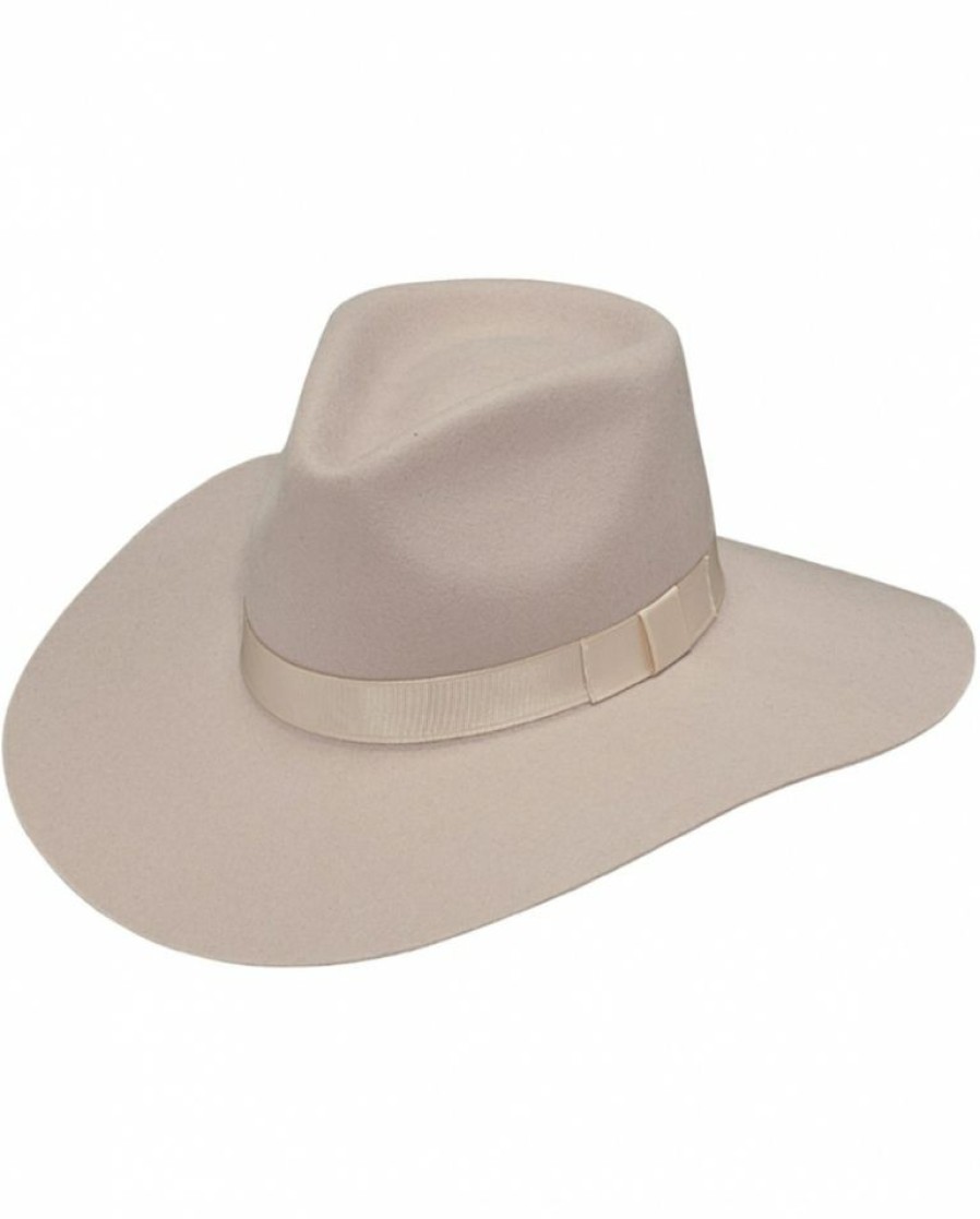 Ladies Hats * | Sells Cheap Twister Ladies' Pinch Front Felt Hat