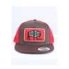 Mens Hats * | Discount Red Dirt Hat Co. Men'S Red Black Original Patch