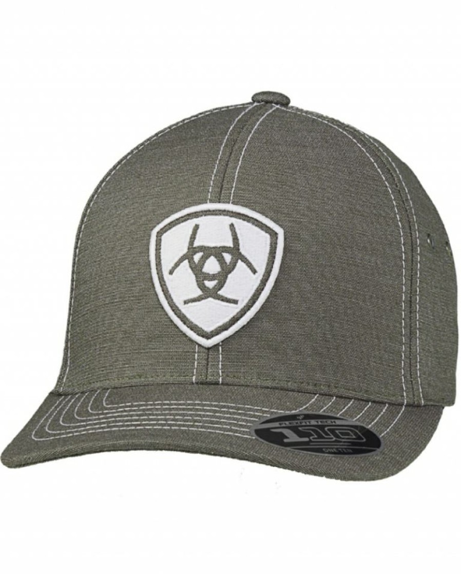 Ladies Hats * | With Discount Ariat Men'S Logo Mesh Back Cap