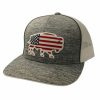 Mens Hats * | Free Delivery Red Dirt Hat Co. Usa Buffalo Cap