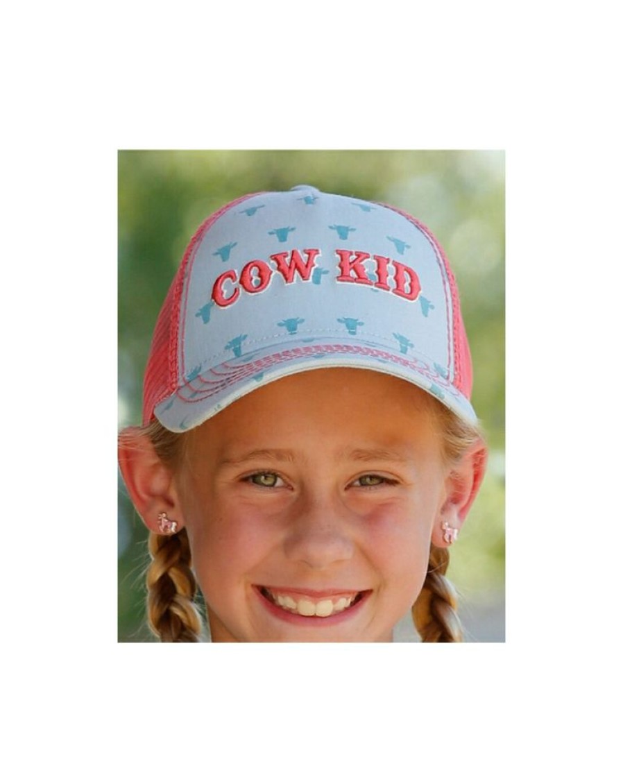 Kids Hats * | Online Store Cruel Girls' Cow Kid Cap