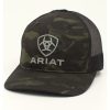 Mens Hats * | Excellent Quality Ariat Men'S Logo Cap Snap Camo