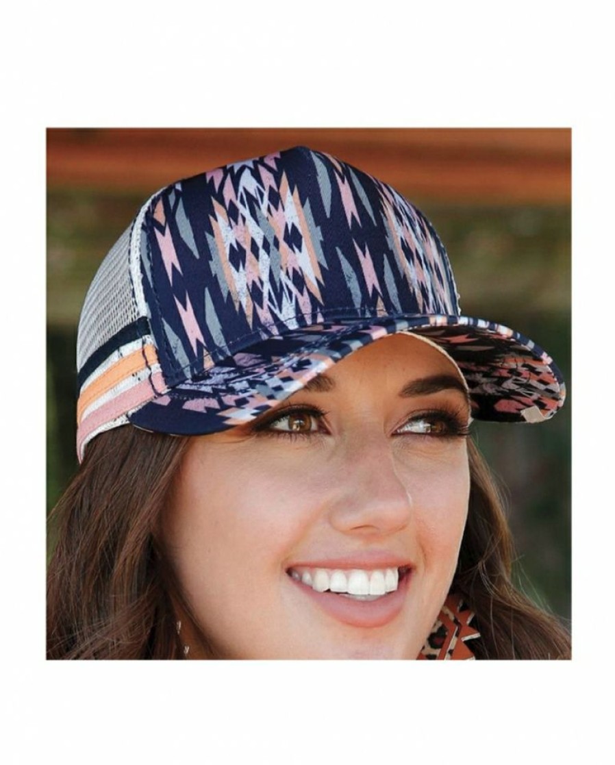 Ladies Hats * | Discounts Cruel Ladies' Aztec Print Ball Cap