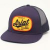 Mens Hats * | Best Price Ariat Men'S Logo Patch Snap Back Mesh