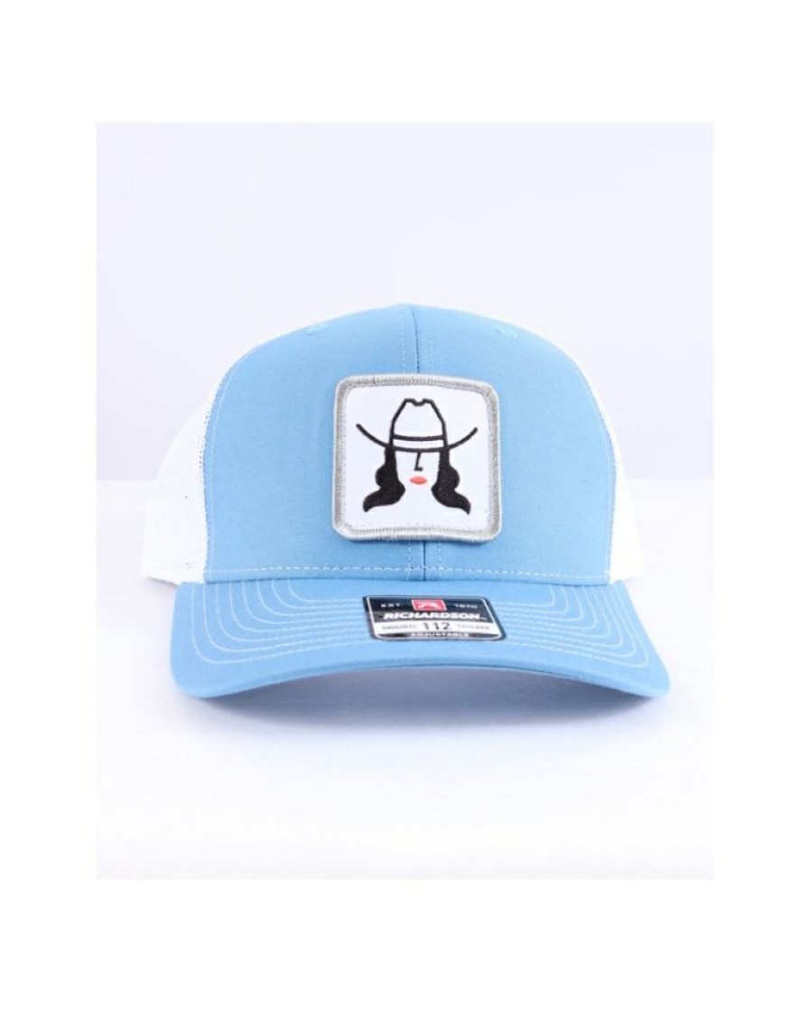 Mens Hats * | Outlet Sale Cowboy Cool Ladies' Light Blue Loretta Cap