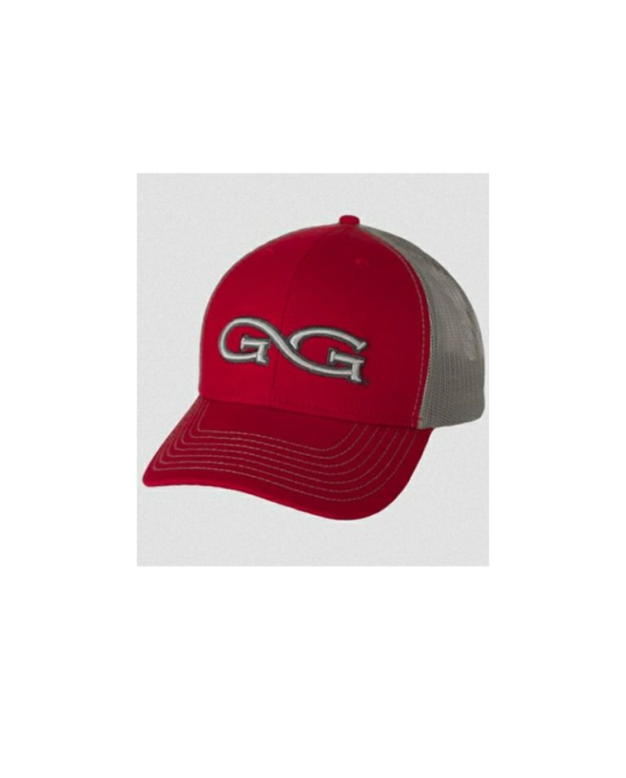 Mens Hats * | With Discount Gameguard Outdoors Men'S Logo Red Cap