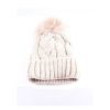 Ladies Hats * | Free Delivery Just 1 Time Ladies' Beige Cable Weave Beanie