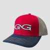 Mens Hats * | Discount Online Gameguard Outdoors Men'S Logo Red Cap