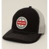 Mens Hats * | Best Price Ariat Men'S Logo Patch Cap Black