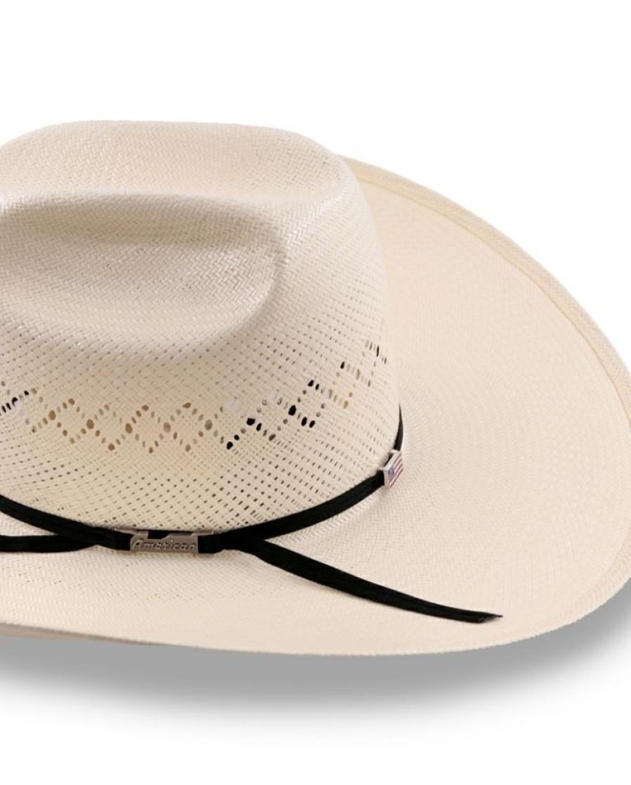 Mens Hats * | Excellent Quality American Hat Company Vented Straw Hat