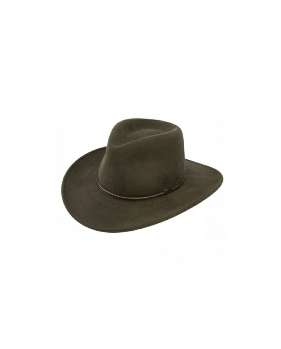 Mens Hats * | Special Offers Stetson Gatllatin Crushable Wool Hat