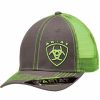 Mens Hats * | Best Price Ariat Men'S Logo Mesh Back Cap