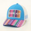 Ladies Hats * | With Discount Ariat Ladies' Serape Patch Logo Cap