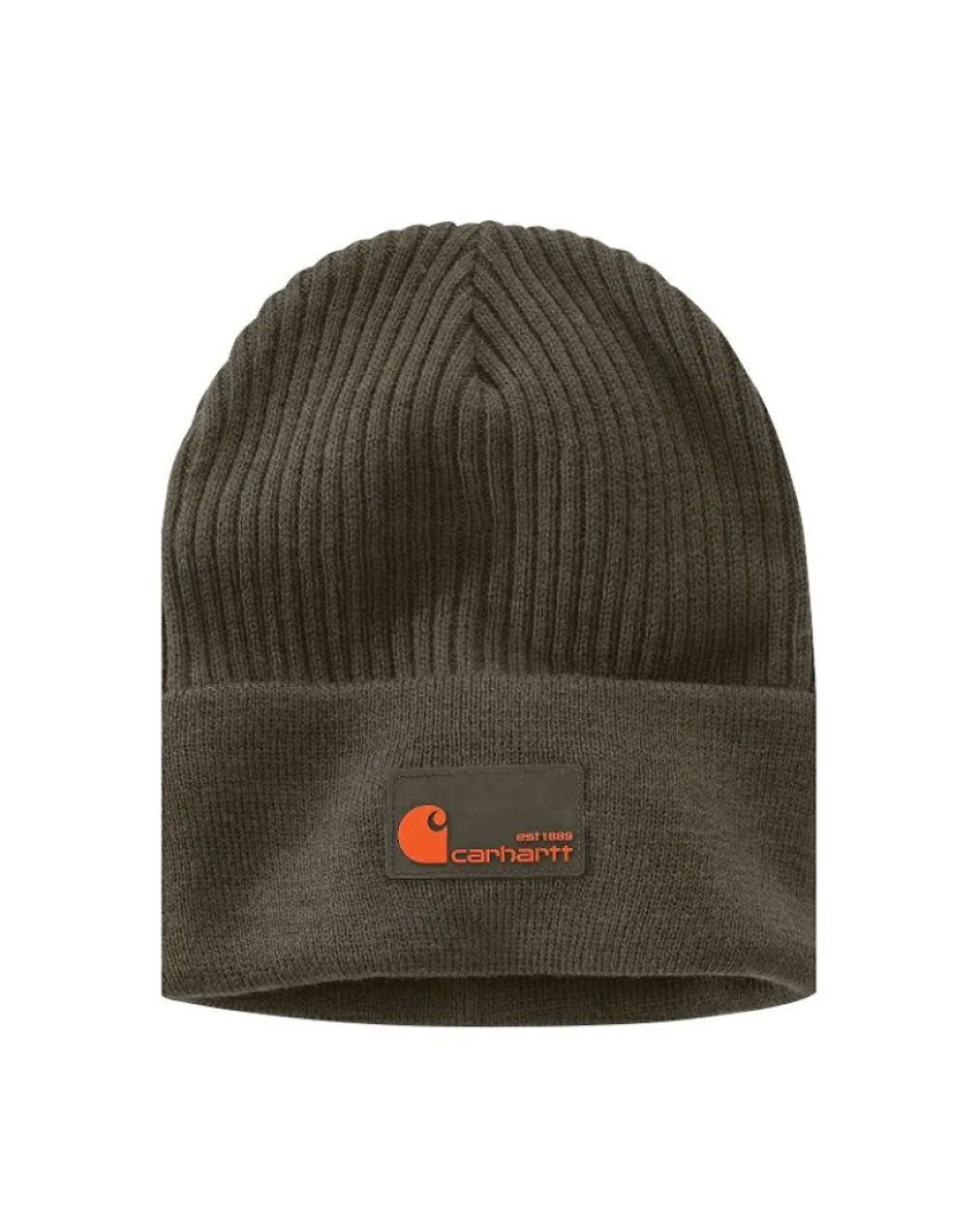 Mens Hats * | Promotions Carhartt Men'S Rib Knit Hat