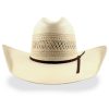 Mens Hats * | Hot Selling Rodeo King Quenten Two Tone Straw