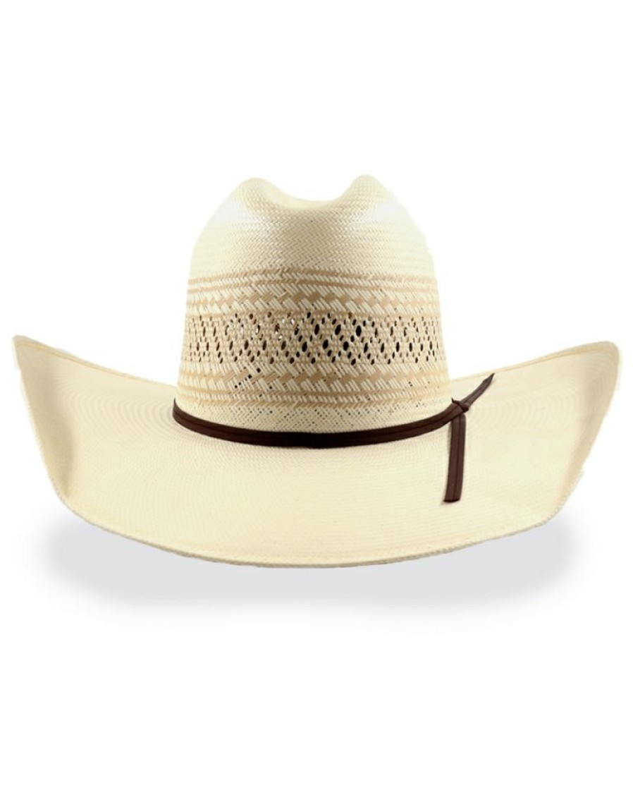 Mens Hats * | Hot Selling Rodeo King Quenten Two Tone Straw