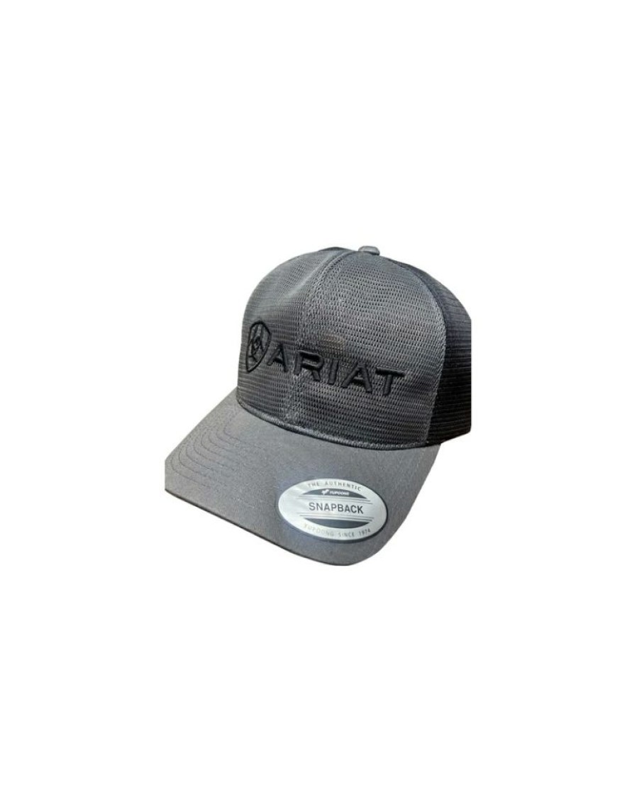 Mens Hats * | Promotions Ariat Men'S Logo Mesh Back Cap