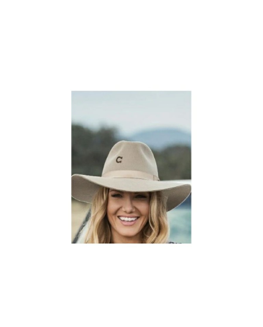 Ladies Hats * | Promotions Charlie 1 Horse Ladies' Highway Hat In Mushroom