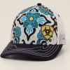 Ladies Hats * | Promotions Ariat Ladies' Floral Cap