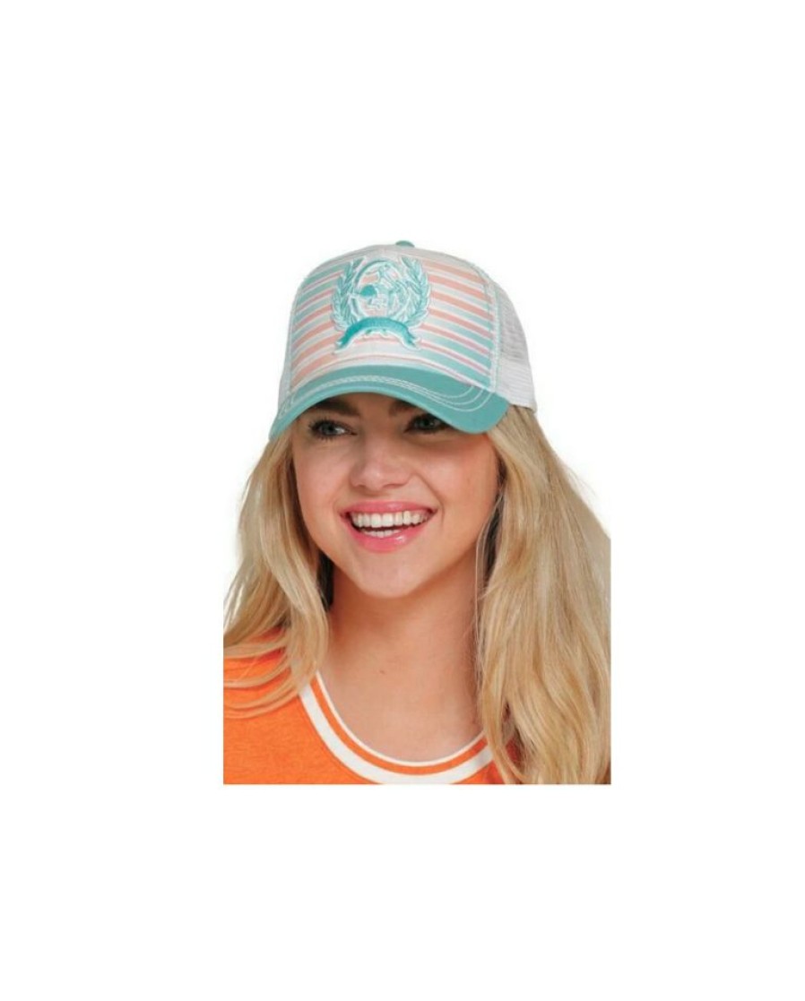 Ladies Hats * | Closeout Sale Cinch Ladies' Logo Trucker Cap