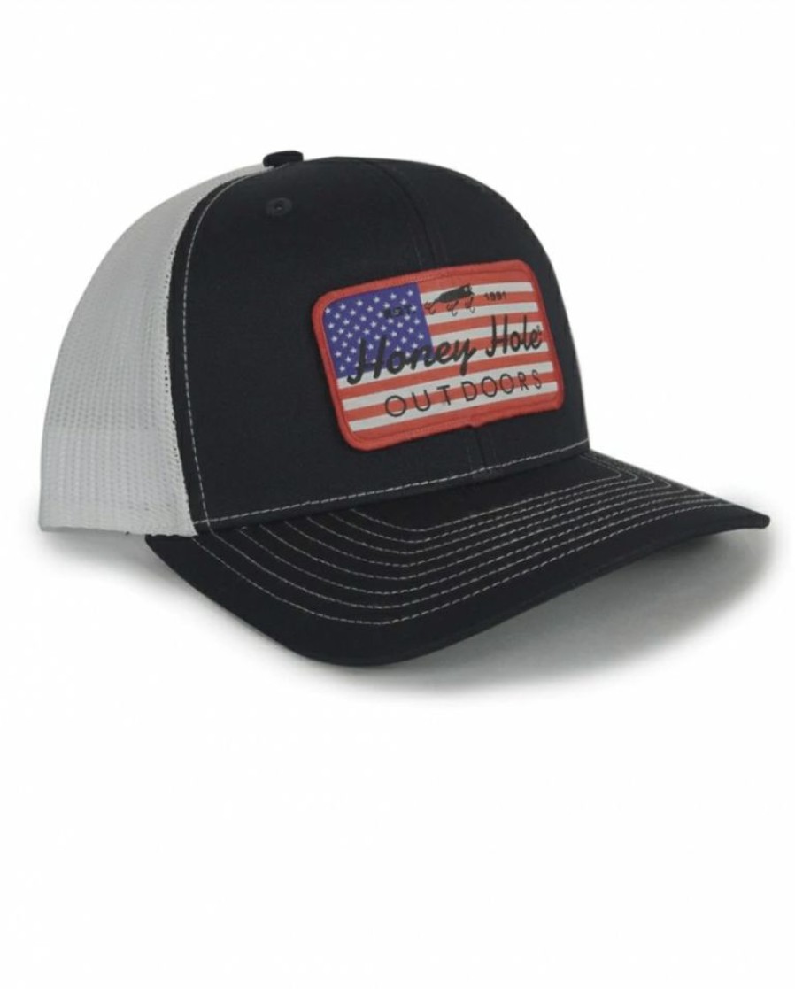 Mens Hats * | Online Store Honey Hole Shop Men'S Usa Rec Cap