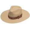 Ladies Hats * | Outlet Sale Twister Girls' Pinch Front Felt Hat