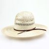 Mens Hats * | Premium Rodeo King Open Crown Rami Straw Hat