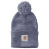 Ladies Hats * | Online Store Carhartt Ladies' Pom Pom Knit Beanie