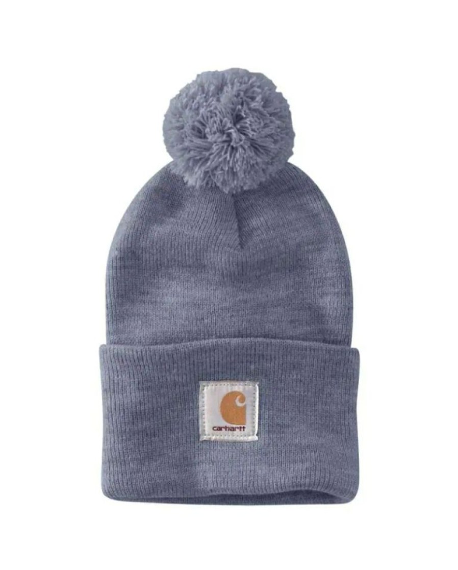 Ladies Hats * | Online Store Carhartt Ladies' Pom Pom Knit Beanie