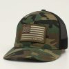 Mens Hats * | Promotions Ariat Men'S Flag Cap Meshback Camo