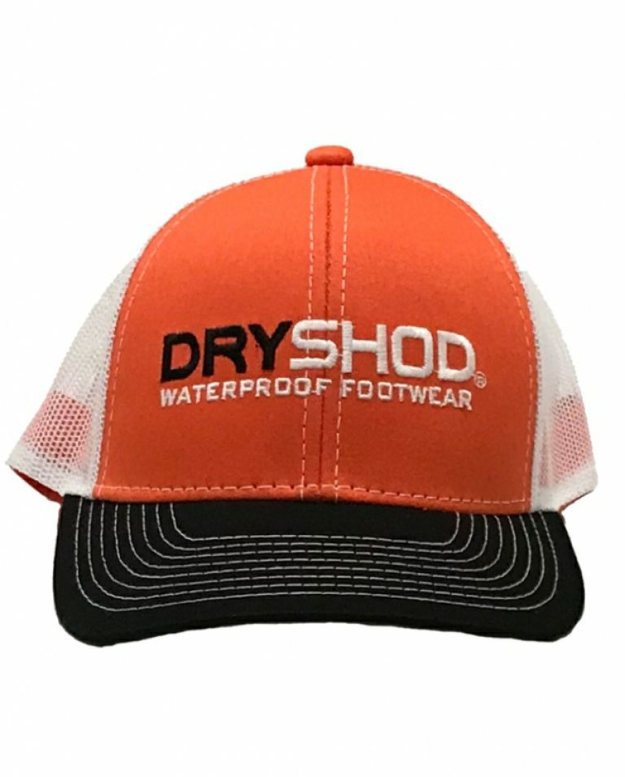 Mens Hats * | Online Store Dryshod Men'S Orange & White Cap