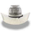 Mens Hats * | Premium Rodeo King Wide Vent Bangora Chl Straw