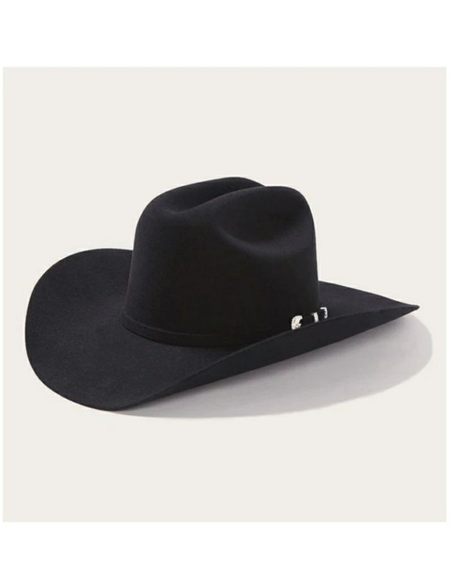 Mens Hats * | Discounts Stetson 10X Shasta Black