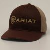 Mens Hats * | Discounts Ariat Men'S Logo Mesh Back Cap