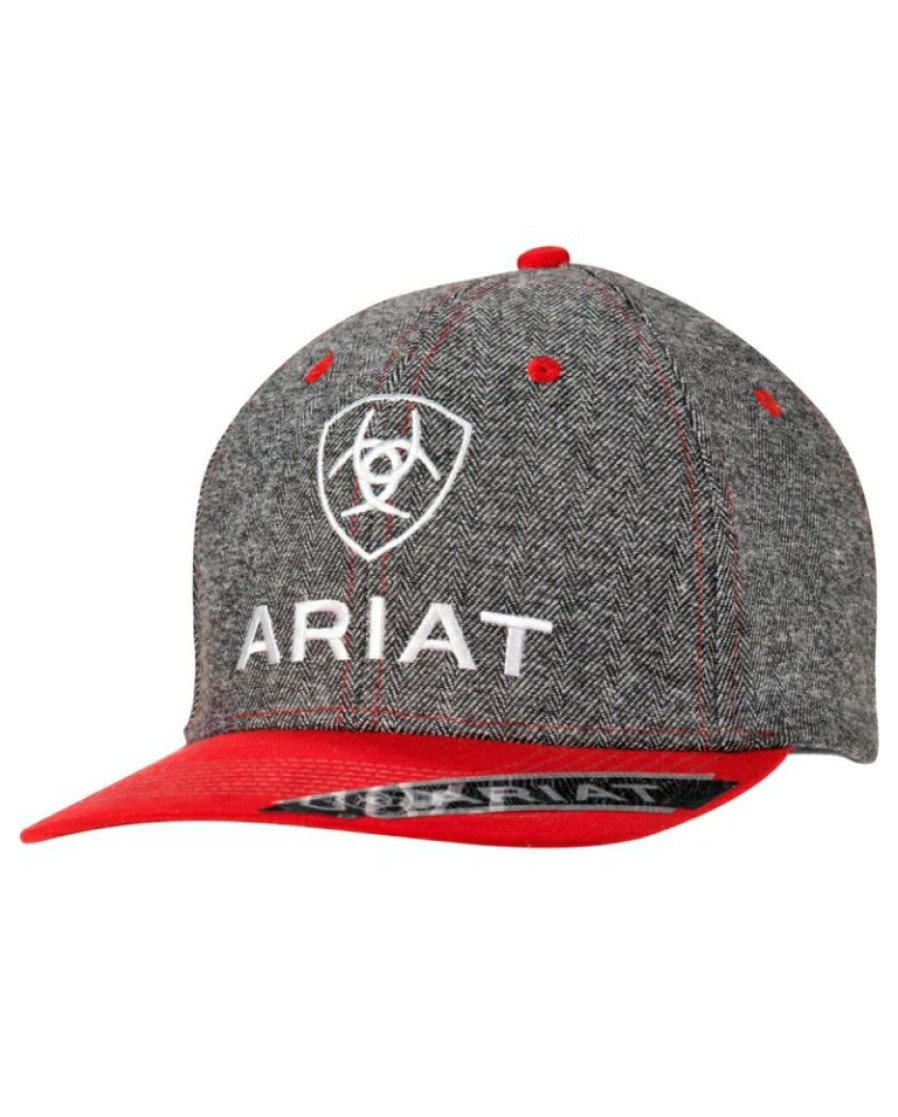 Mens Hats * | Discount Store Ariat Men'S Logo Cap