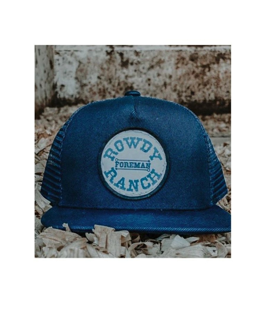 Kids Hats * | Discount Online The Whole Herd Boys' Rowdy Ranch Foreman Youth Cap