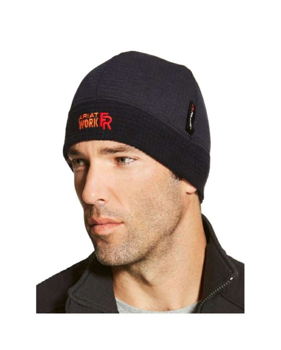 Mens Hats * | Discount Store Ariat Men'S Fr Polartec Beanie