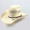 Mens Hats * | Best Sellers Rodeo King Ft Worth Cool Hand Luke Straw Hat